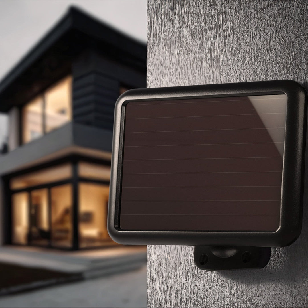Solar LED-projektør med bevægelsessensor Maclean Energy IP44, 6W, 360lm, 6000K kold hvid, Li-ion-batteri 2400 mAh, 5,5V DC MCE442