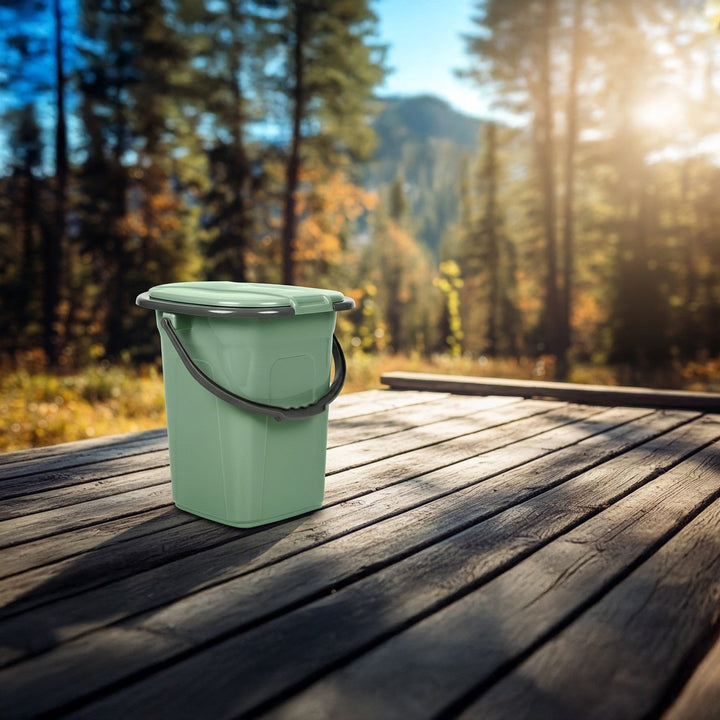 GreenBlue GB320GG grøn-grå rejsetoilet