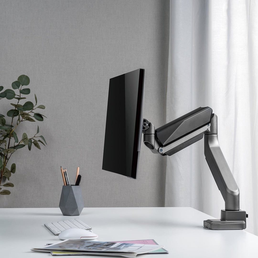 Ergo Office universal bordholder til skærm, gasfjeder 17"-35" 15 kg, VESA 75x75 / 100x100, ER-445