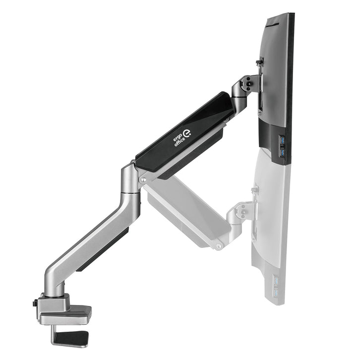 Ergo Office universal bordholder til skærm, gasfjeder 17"-35" 15 kg, VESA 75x75 / 100x100, ER-445