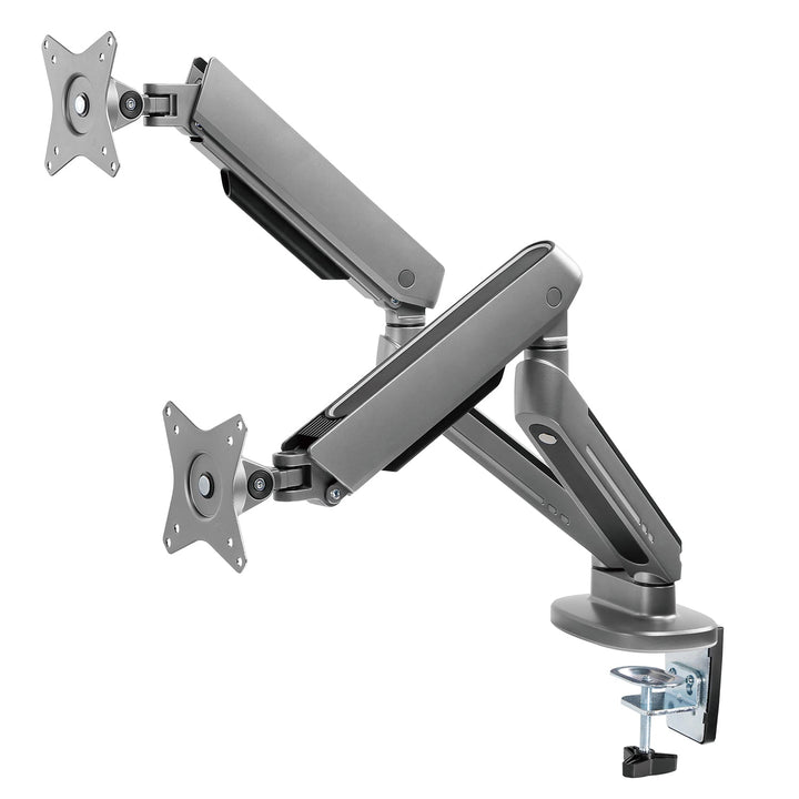 NanoRS-holder til to gaming-skærme, RGB-LED-belysning, 17-32", maks. 9 kg, VESA 75x75 / 100x100, RS166