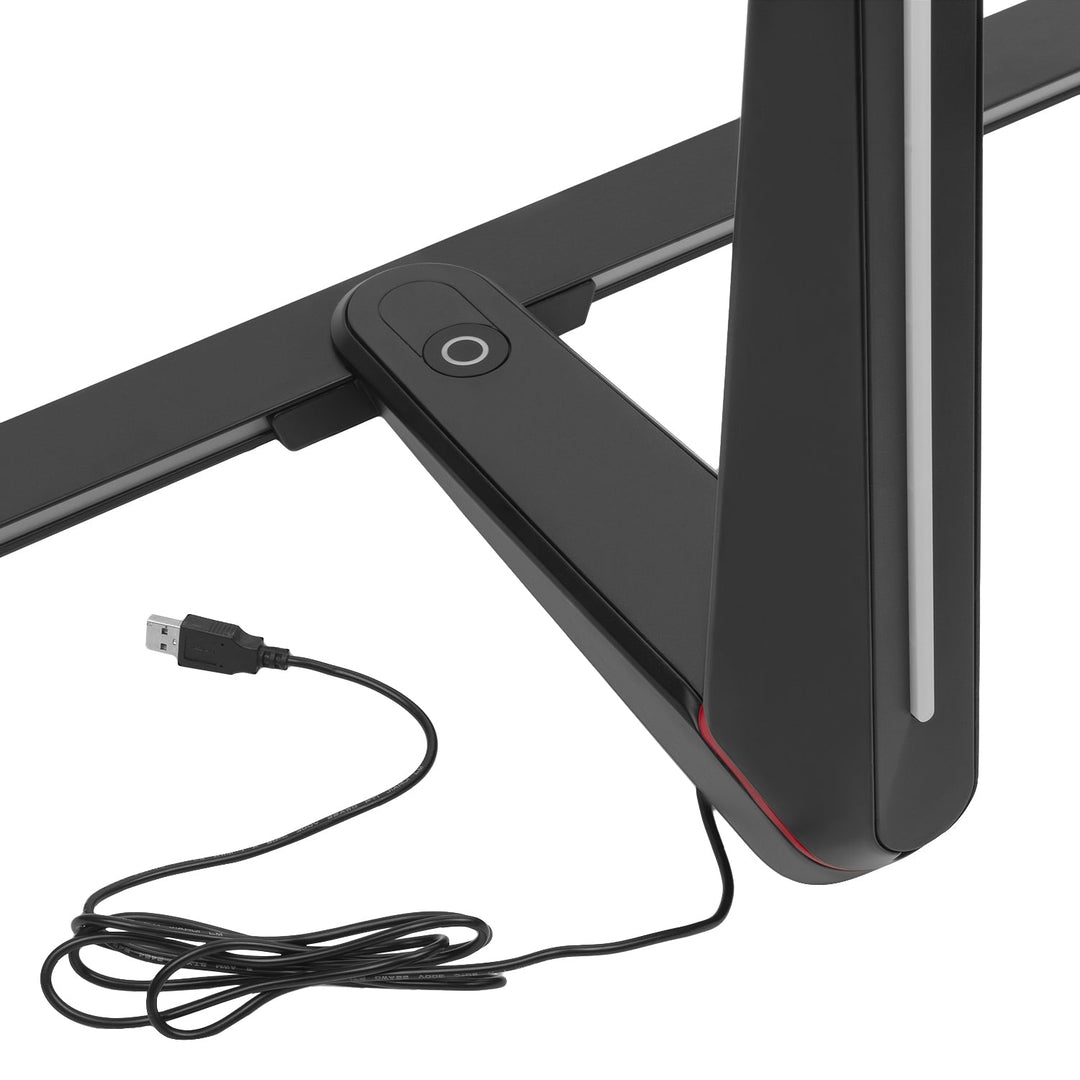 Gaming-monitorholder NanoRS, højdejustering, RGB LED, 32-55", maks. VESA 400x400, maks. 40 kg, RS167