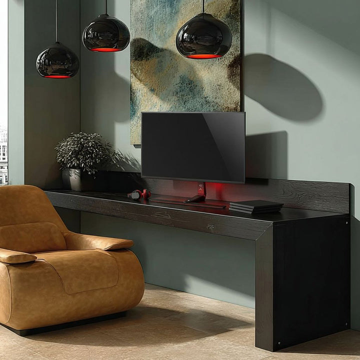 Gaming-monitorholder NanoRS, højdejustering, RGB LED, 32-55", maks. VESA 400x400, maks. 40 kg, RS167