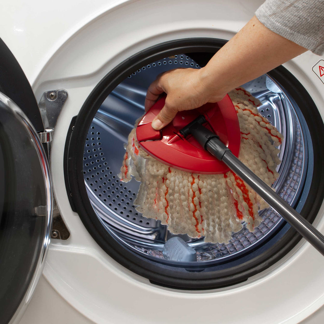 Vileda Turbo Deep Clean-sæt med roterende moppe, skaft og spand