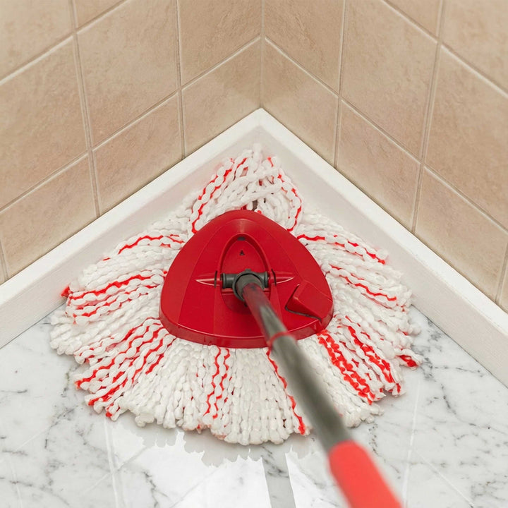 Vileda Turbo Deep Clean-sæt med roterende moppe, skaft og spand