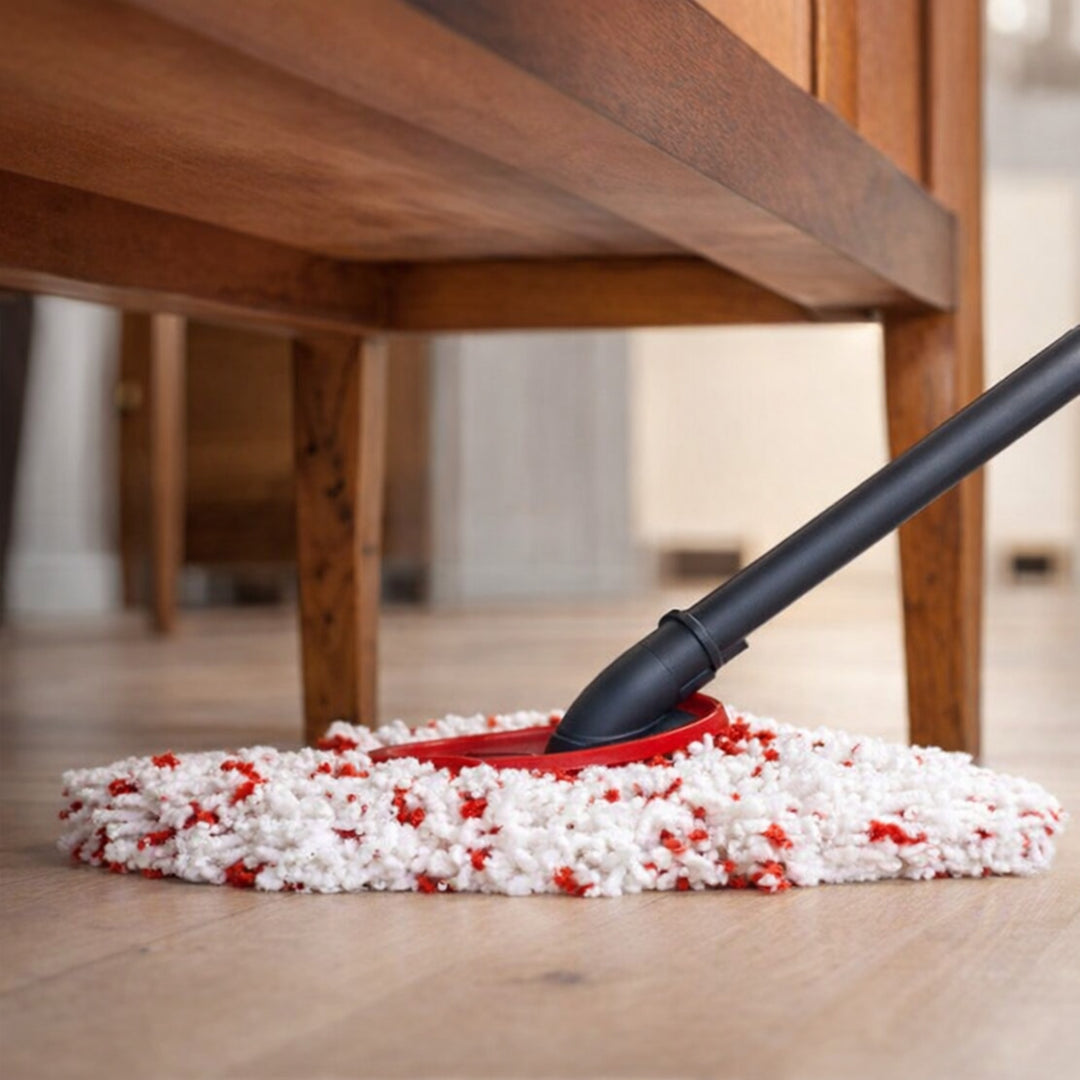 Vileda Turbo Deep Clean-sæt med roterende moppe, skaft og spand