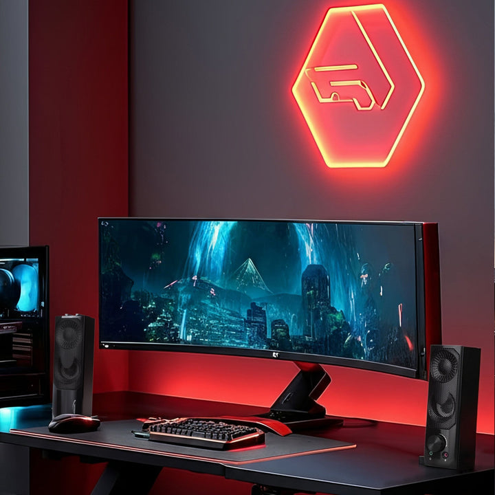 Audiocore 3Wx2 computerhøjttalere, LED, USB 5v, line-in, AC955