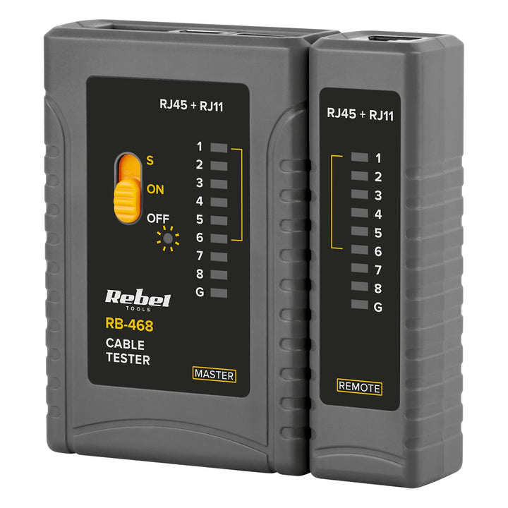 RJ11 R12 RJ45 REBEL RB-468 telefonlinjetester