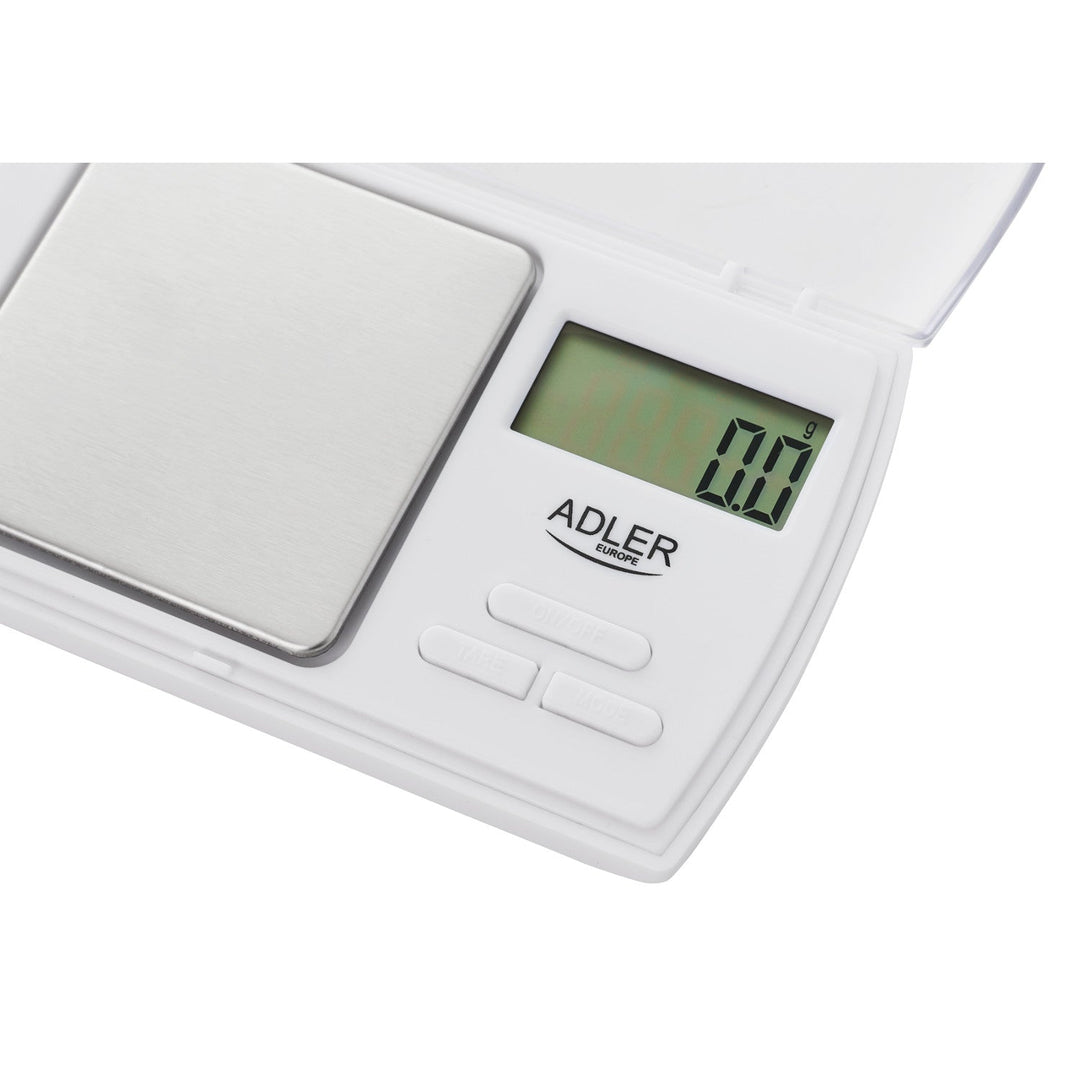 Adler AD 3161 præcisionsvægt med letlæseligt LCD-display