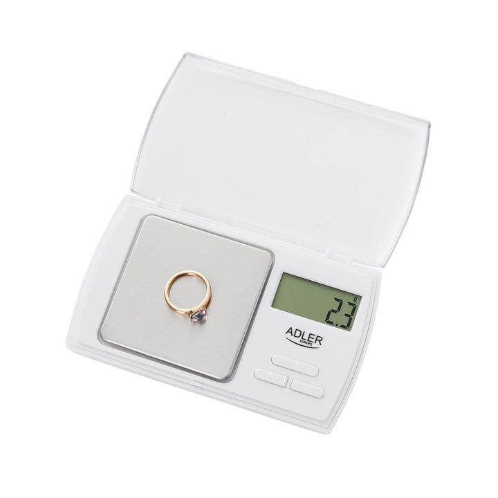 Adler AD 3161 præcisionsvægt med letlæseligt LCD-display