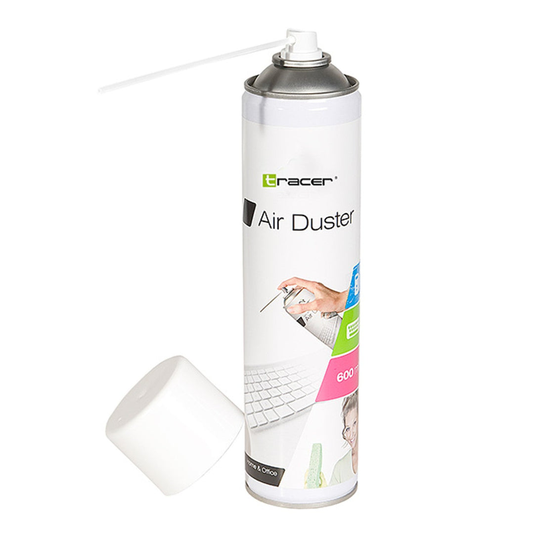 Trykluft Tracer, renser og fjerner støv, kapillarrør, 600 ml, Air Duster