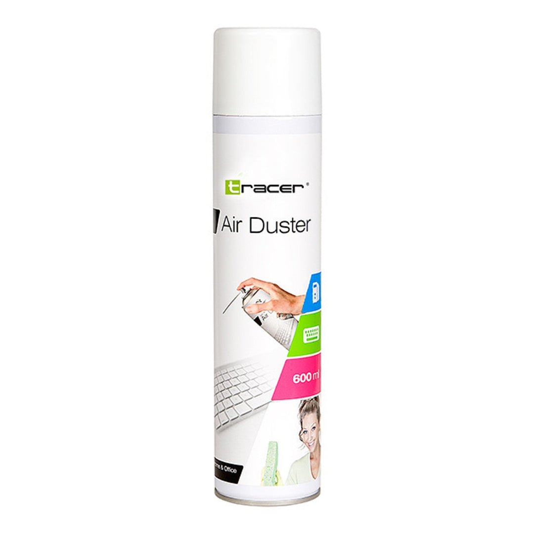 Trykluft Tracer, renser og fjerner støv, kapillarrør, 600 ml, Air Duster