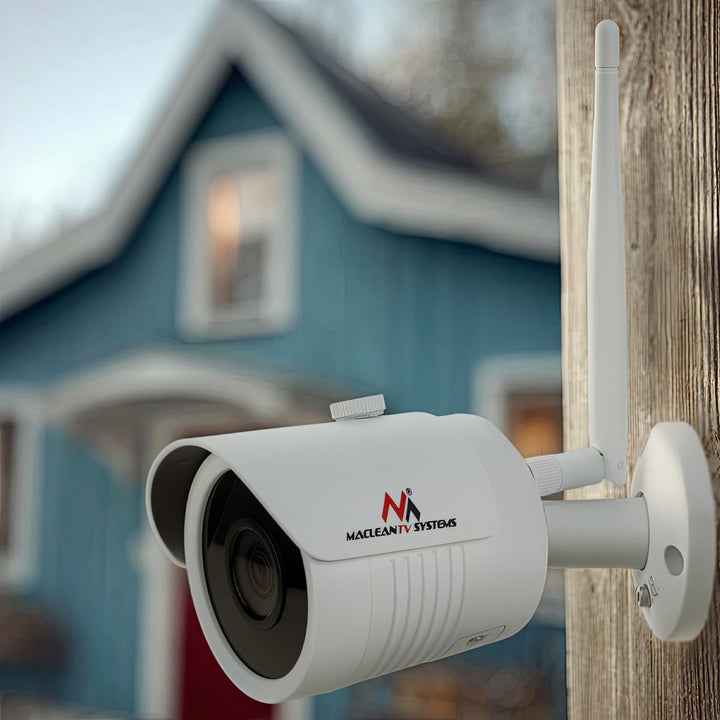 IP-netværkskamera IPC WiFi 5MPx udendørs Maclean, rørformet, CMOS 1/2,5", H.264/H.264+/H.265/H.265+/JPEG/AVI, Onvif, MCTV-516