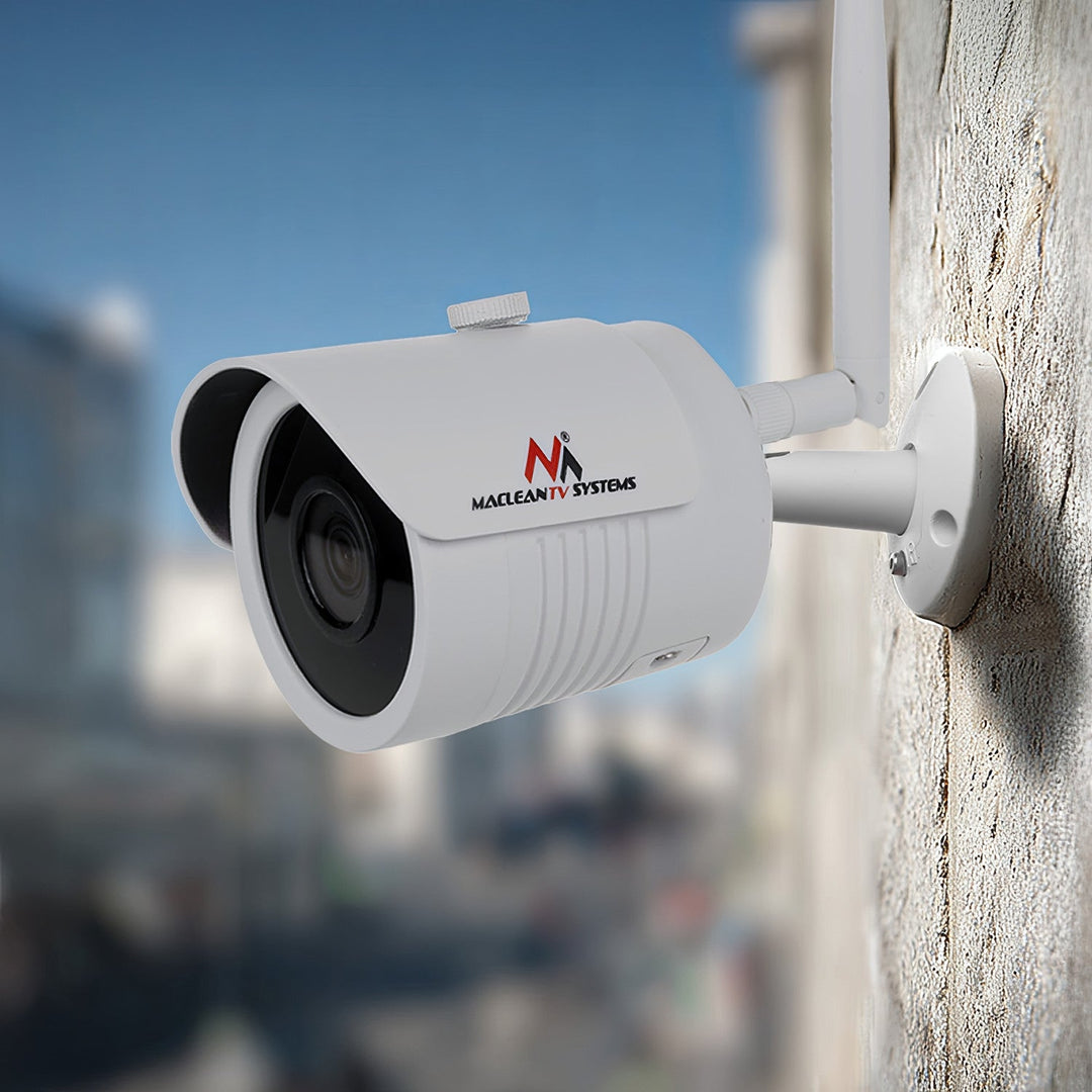 IP-netværkskamera IPC WiFi 5MPx udendørs Maclean, rørformet, CMOS 1/2,5", H.264/H.264+/H.265/H.265+/JPEG/AVI, Onvif, MCTV-516