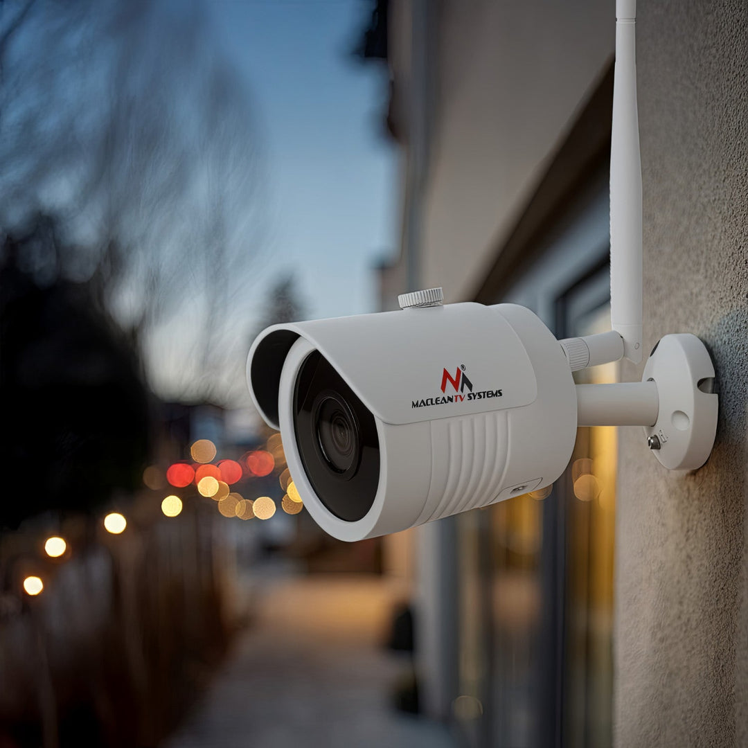IP-netværkskamera IPC WiFi 5MPx udendørs Maclean, rørformet, CMOS 1/2,5", H.264/H.264+/H.265/H.265+/JPEG/AVI, Onvif, MCTV-516