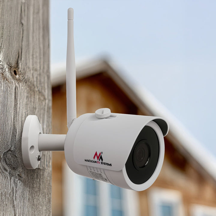 IP-netværkskamera IPC WiFi 5MPx udendørs Maclean, rørformet, CMOS 1/2,5", H.264/H.264+/H.265/H.265+/JPEG/AVI, Onvif, MCTV-516