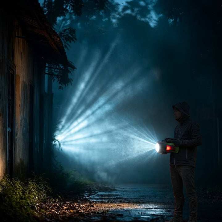 Maclean 3-i-1 LED-lommelygte, powerbank-funktion, 3 lysindstillinger, 5W XM-L-T6, kold hvid 6500K, 3,7V 3x18650, 4500mAh, MCE345