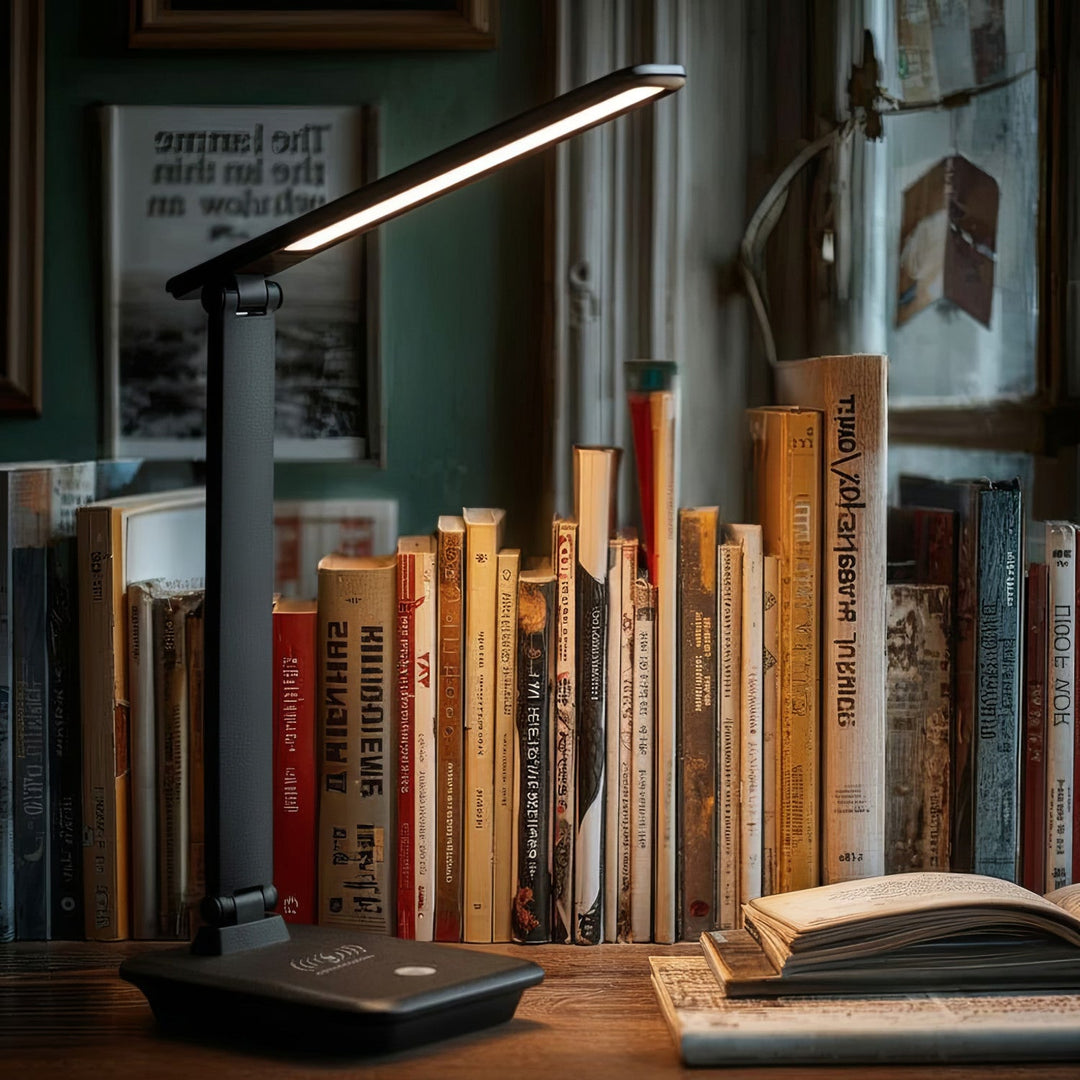 Maclean LED-bordlampe, maks. 9 W, 220-240 V AC, farveændring, dæmpbar, sikker oplader, 450 lm, MCE616 B
