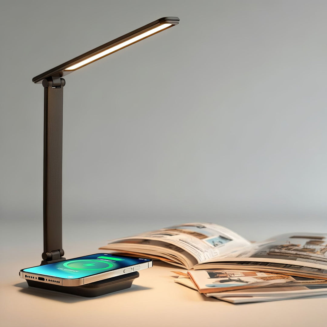 Maclean LED-bordlampe, maks. 9 W, 220-240 V AC, farveændring, dæmpbar, sikker oplader, 450 lm, MCE616 B