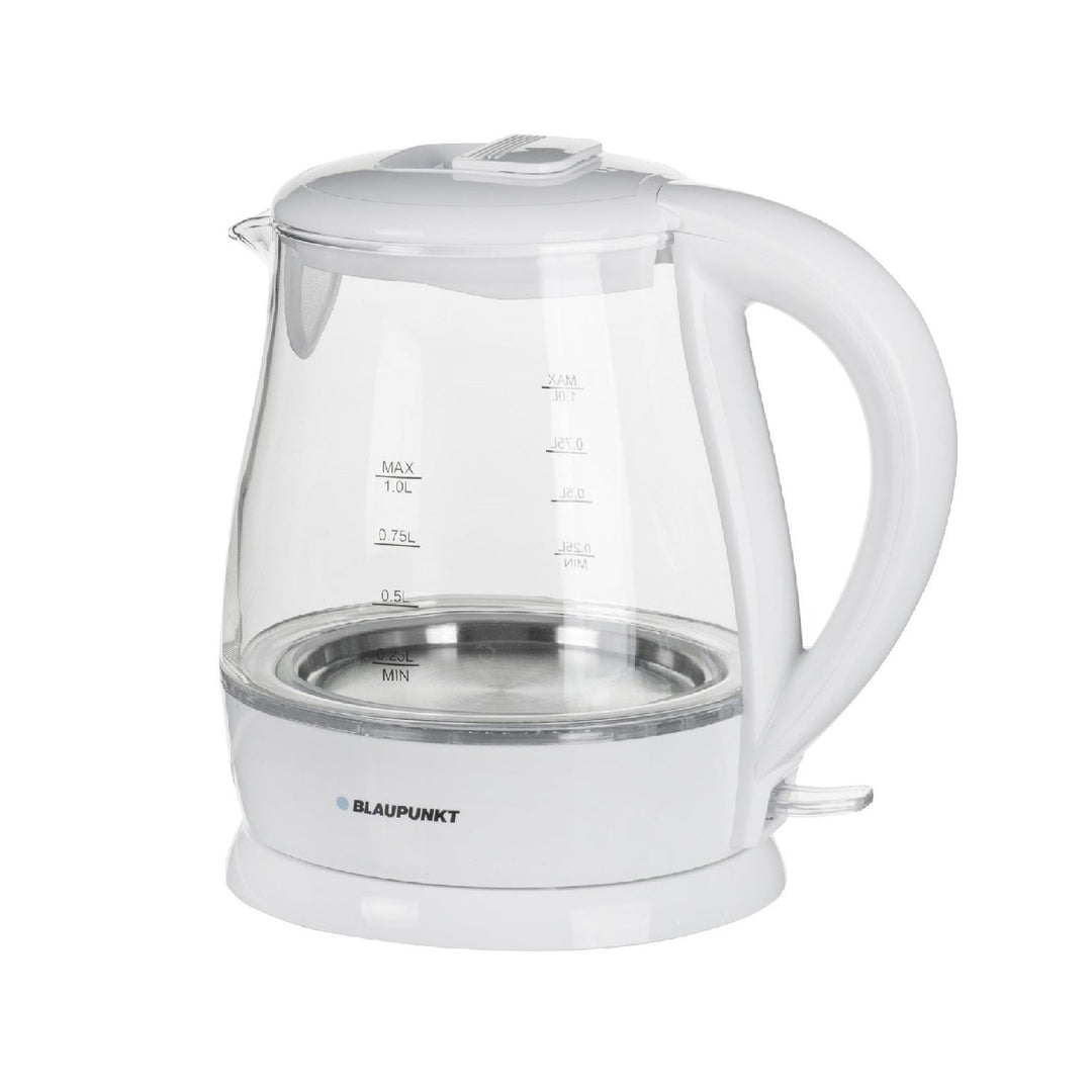 Elektrisk kedel i glas med LED, 1 l, Blaupunkt EKG301