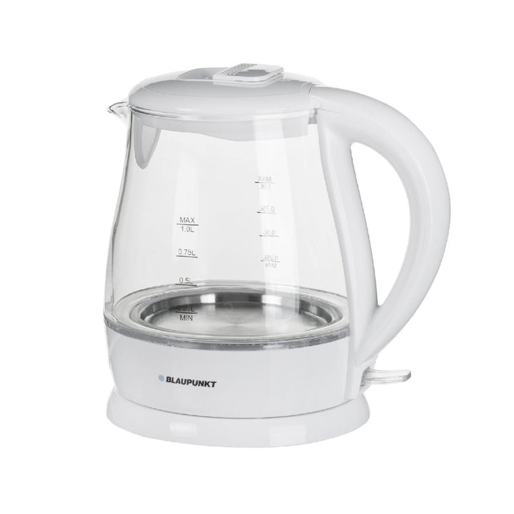 Elektrisk kedel i glas med LED, 1 l, Blaupunkt EKG301