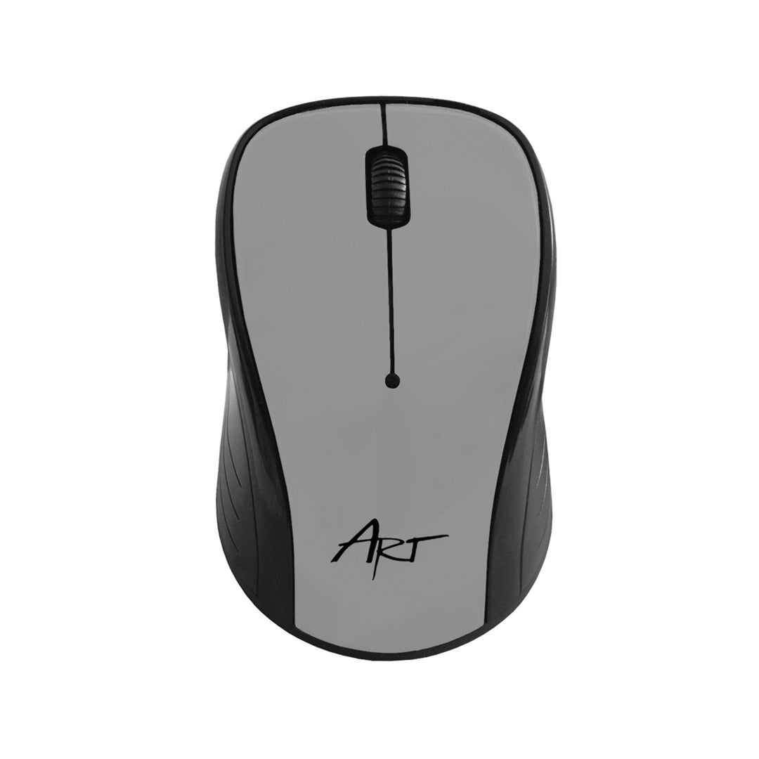 Art optisk mus, trådløs, USB, sølvfarvet, AM-92B