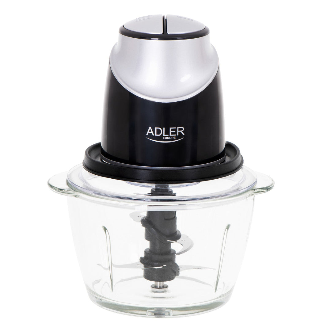 Adler AD 4082 300W kompostkværn med glasskål og rustfri stålknive