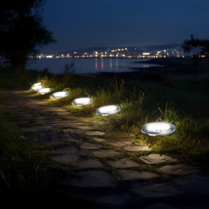 Maclean IP44 solcellelampe til haven, 12 LED SMD, 4000K, Ni-MH 600 mAh, 0,7W, MCE318