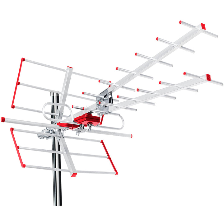 Direktioneret TV-antenne DVB-T MUX 8 + USB-strømforsyning 5 V