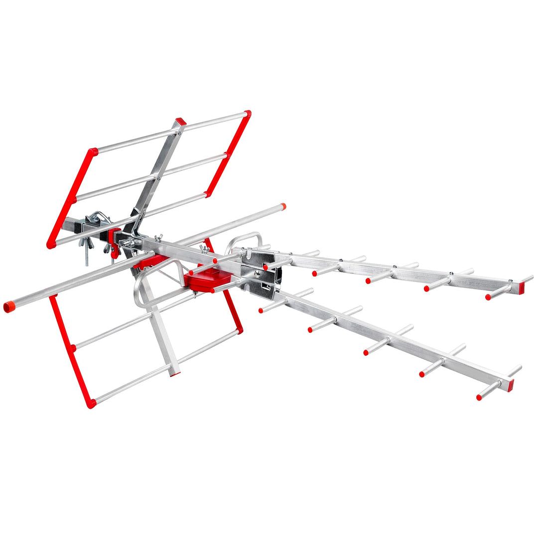 Direktioneret TV-antenne DVB-T MUX 8 + USB-strømforsyning 5 V