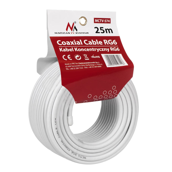 Satellitkonverter twin SAT Maclean 4K 8K + HDMI-kabel