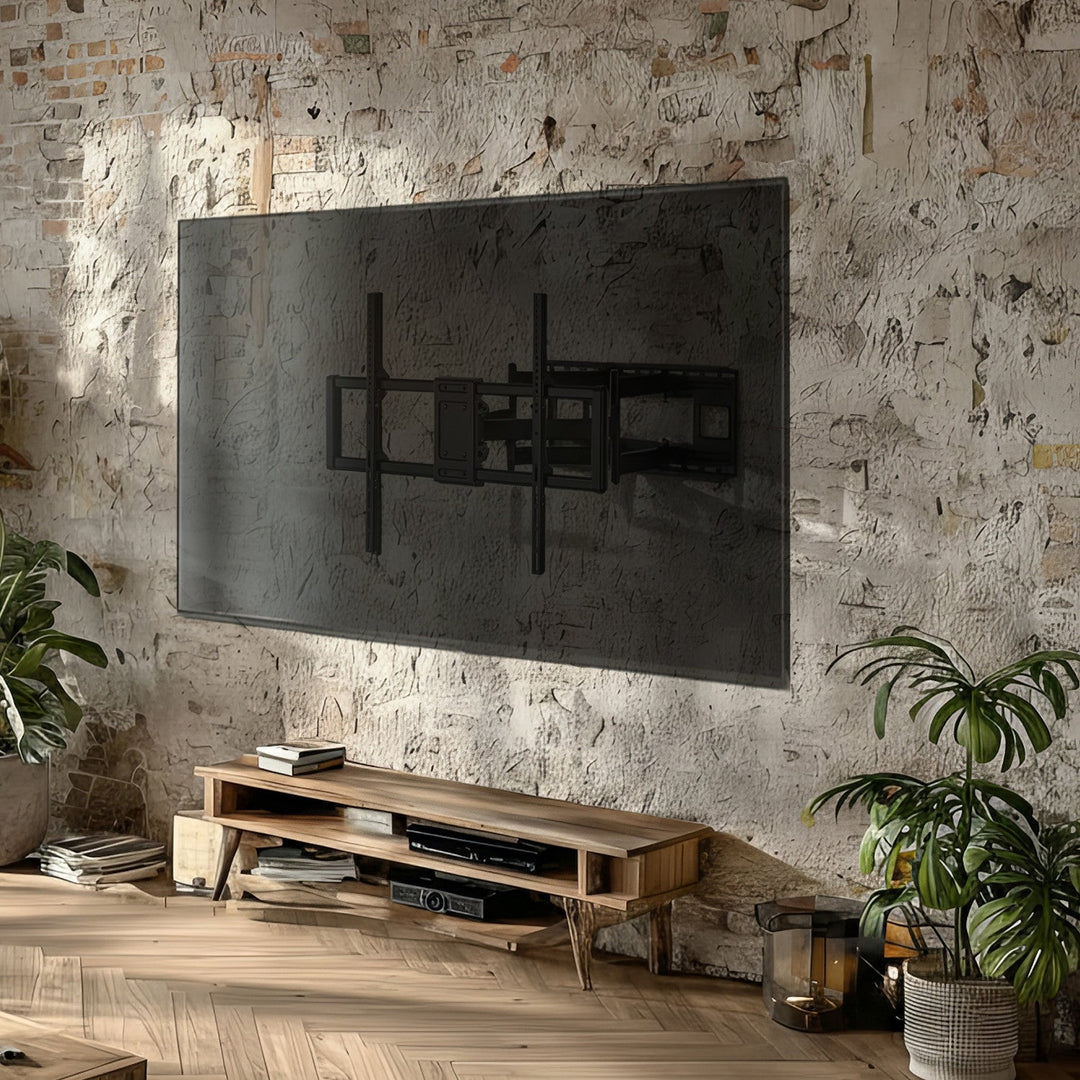Maclean økonomisk tv-beslag, maks. VESA900x600, 60-120", 120 kg, sort, MC-482