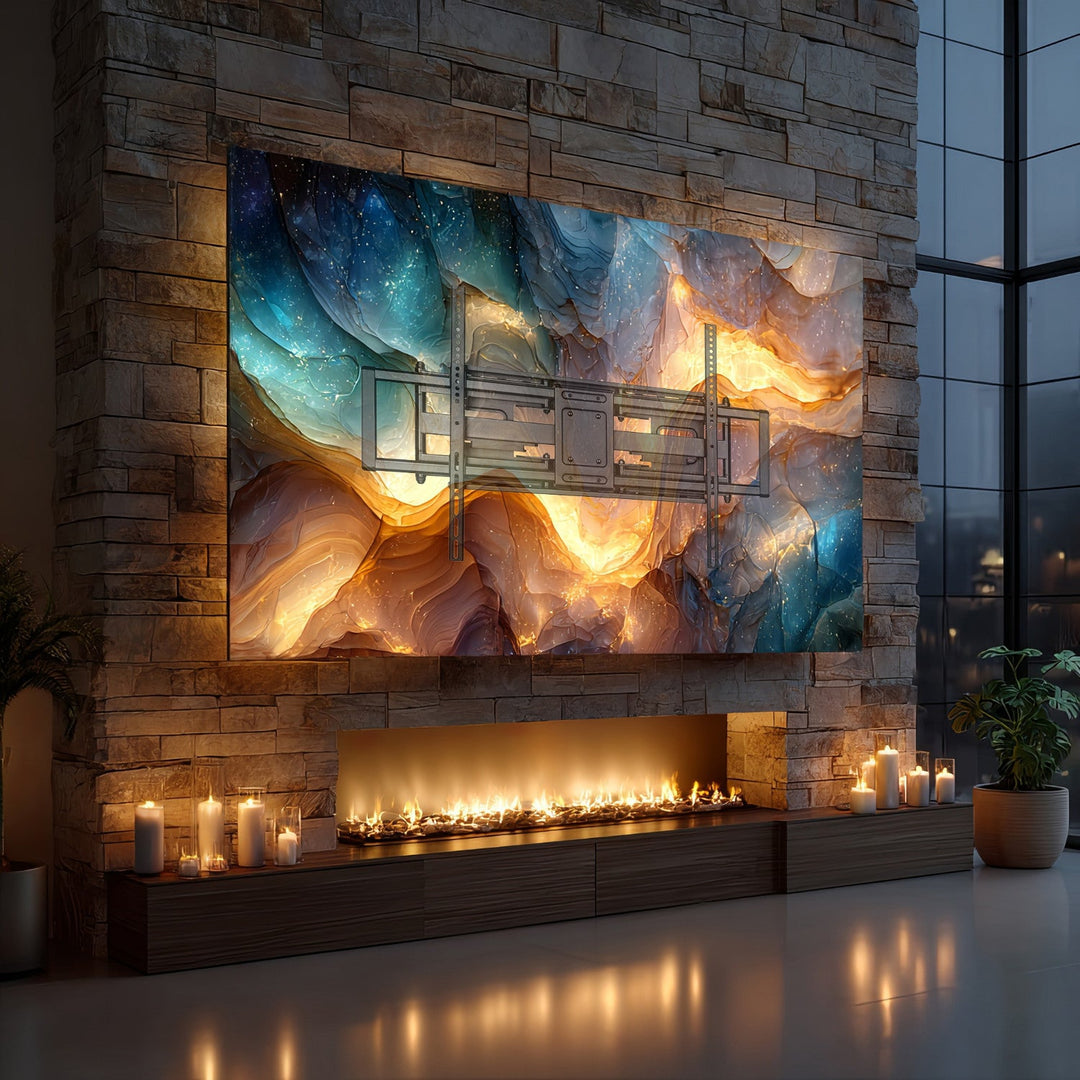 Maclean økonomisk tv-beslag, maks. VESA900x600, 60-120", 120 kg, sort, MC-482