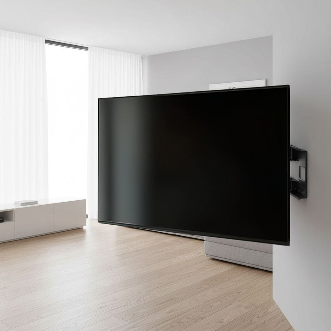 Maclean økonomisk tv-beslag, maks. VESA900x600, 60-120", 120 kg, sort, MC-482