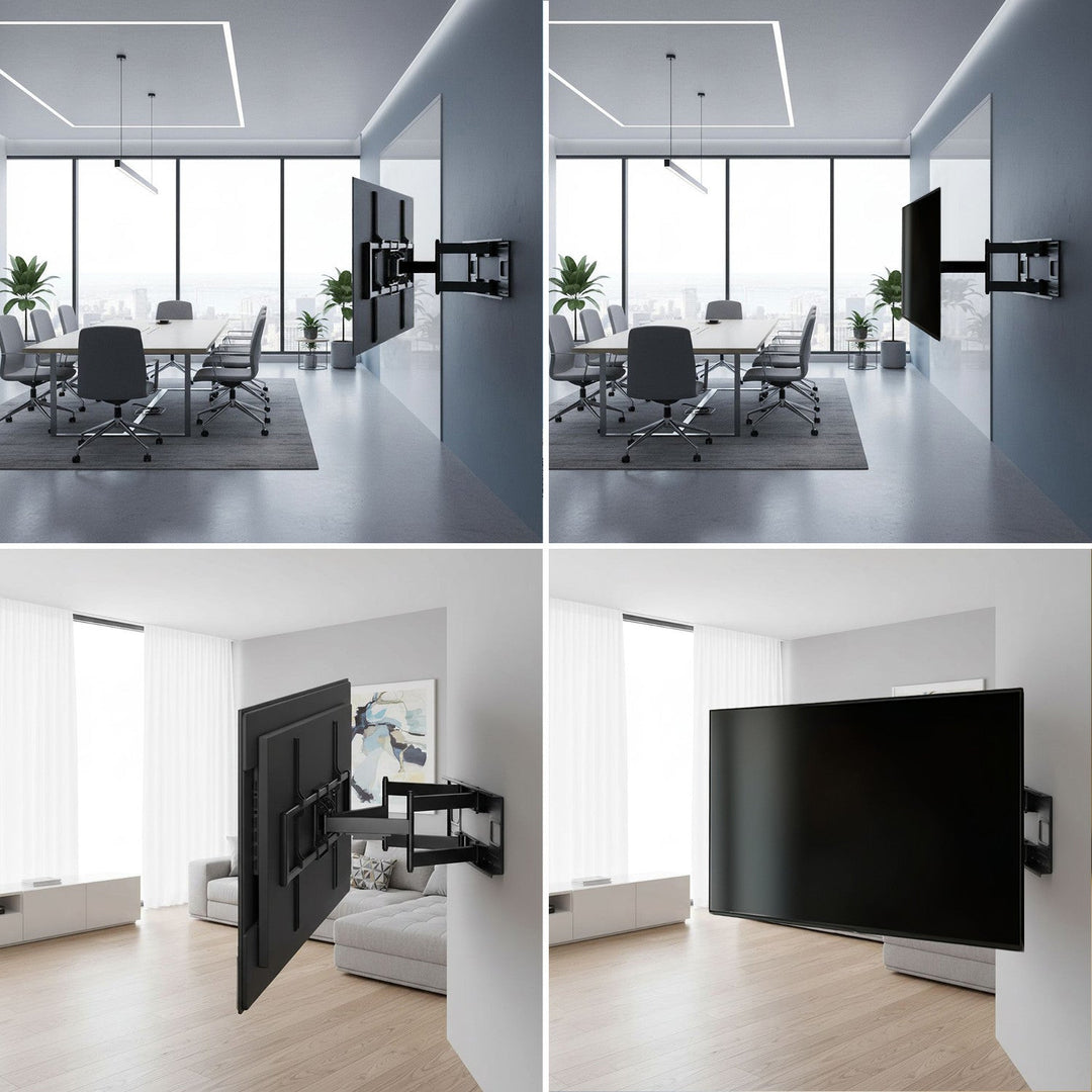 Maclean økonomisk tv-beslag, maks. VESA900x600, 60-120", 120 kg, sort, MC-482
