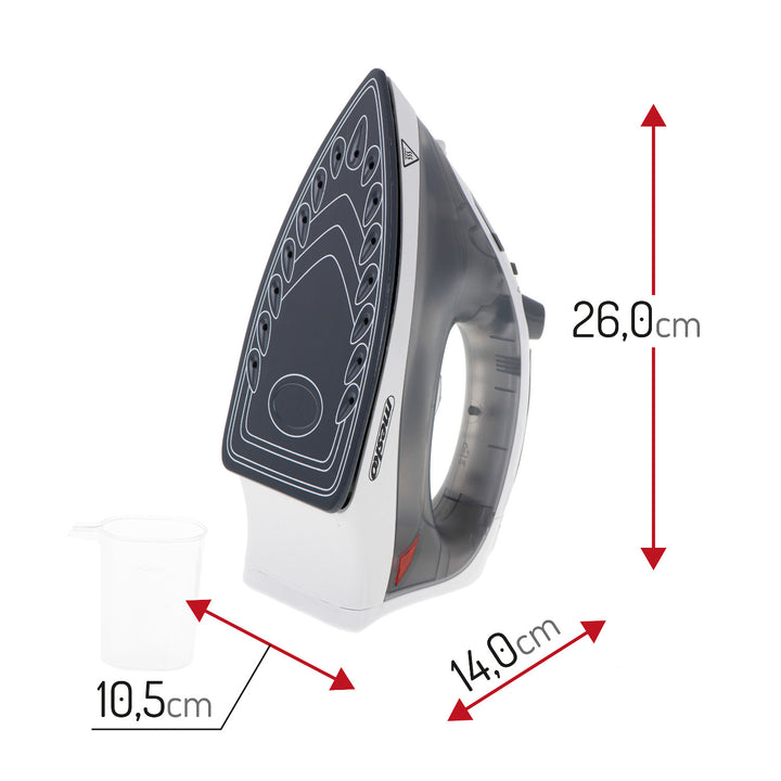 Mesko dampstrygejern, 2800 W, keramisk strygesål, MS 5037
