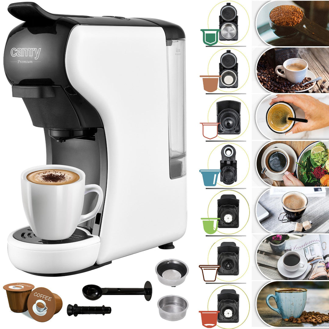 Camry espressomaskine, tryk, multikapsler, 19 bar, CR 4414