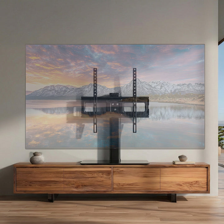Universal TV-stativ Maclean, til TV-skab, fod, maks. 40 kg, maks. VESA 400x400, til TV 32-65", MC-450