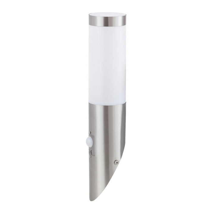 UDENDØRS VÆGLAMPE MED BEVÆGELSESSENSOR RABALUX INOX TORCH 8266