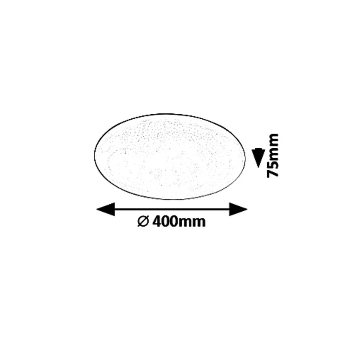 Rabalux Danny 5445 hvid loftlampe 36W justerbar lysfarve