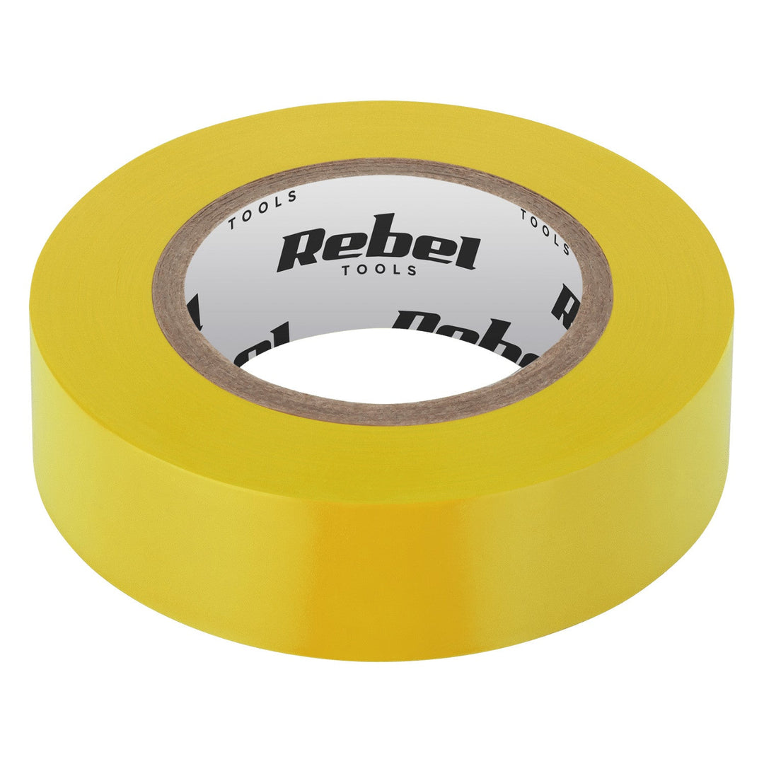 REBEL isolerende tape (0,13 mm x 19 mm x 20 yd) gul