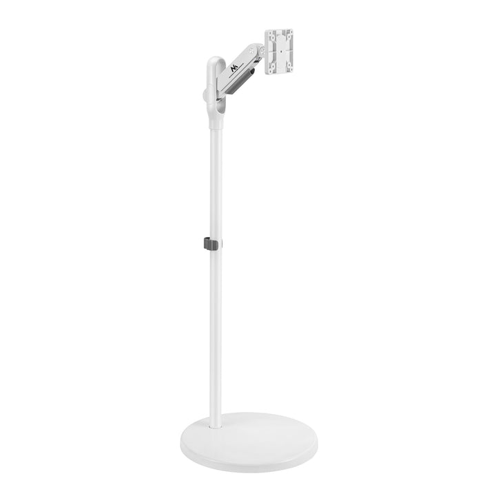 Mobil gulvstativ til skærm/tv Maclean, gasfjeder, 17"-35", 2-10 kg, hvid, MC-970W