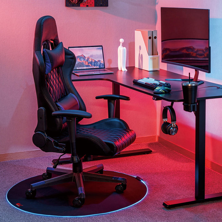 Måtte til gaming-stol, RGB-belysning, NanoRS, 100 cm, RS171