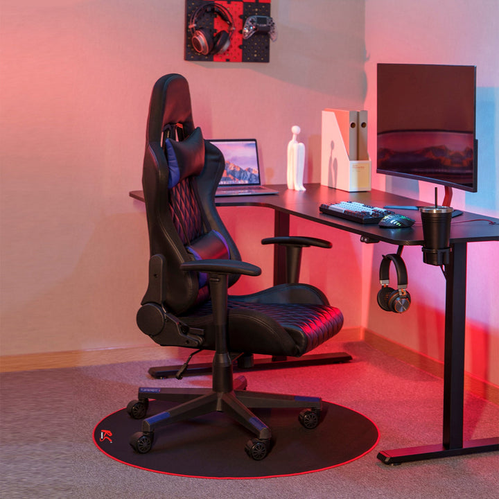 Måtte til NanoRS gaming-stol, rund, 100 cm, RS172