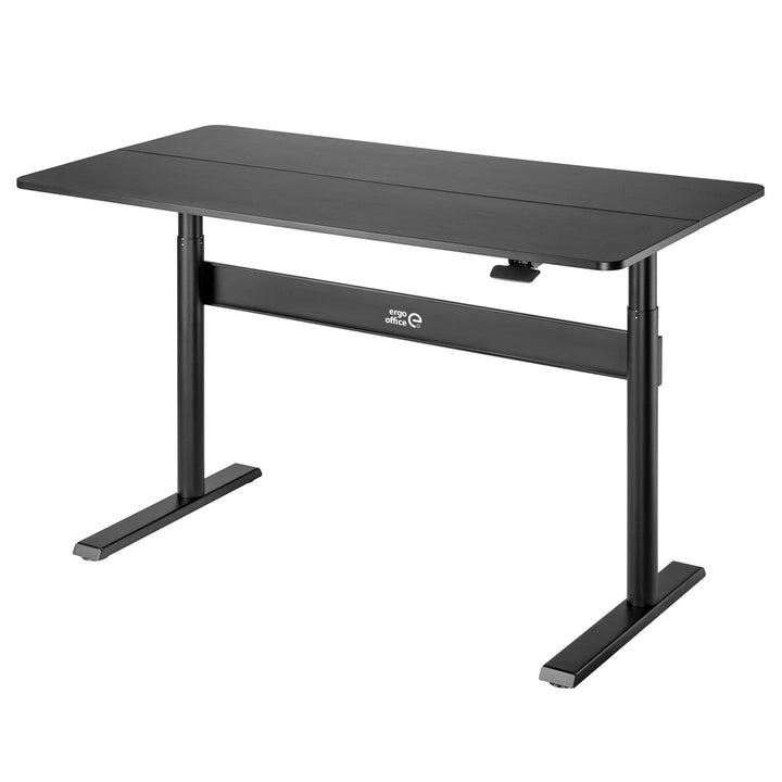 Skrivebord med bordplade 140x68 cm Ergo Office, gasfjeder, højdejustering, til stående og siddende arbejde, maks. højde 115 cm, ER-453