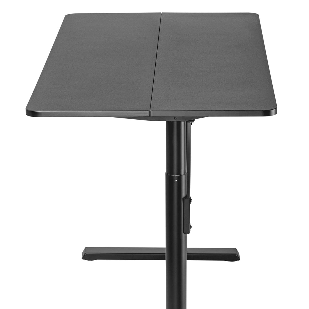 Skrivebord med bordplade 140x68 cm Ergo Office, gasfjeder, højdejustering, til stående og siddende arbejde, maks. højde 115 cm, ER-453