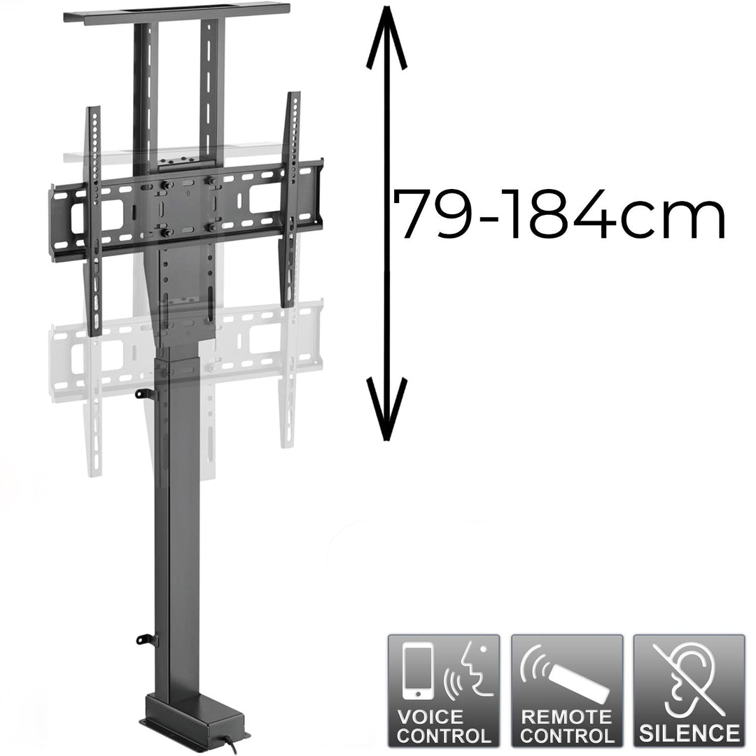 Elektrisk udtrækkelig holder til Maclean-tv, TUYA, 37''-80'', VESA 600x400, maks. 60 kg, MC-866T