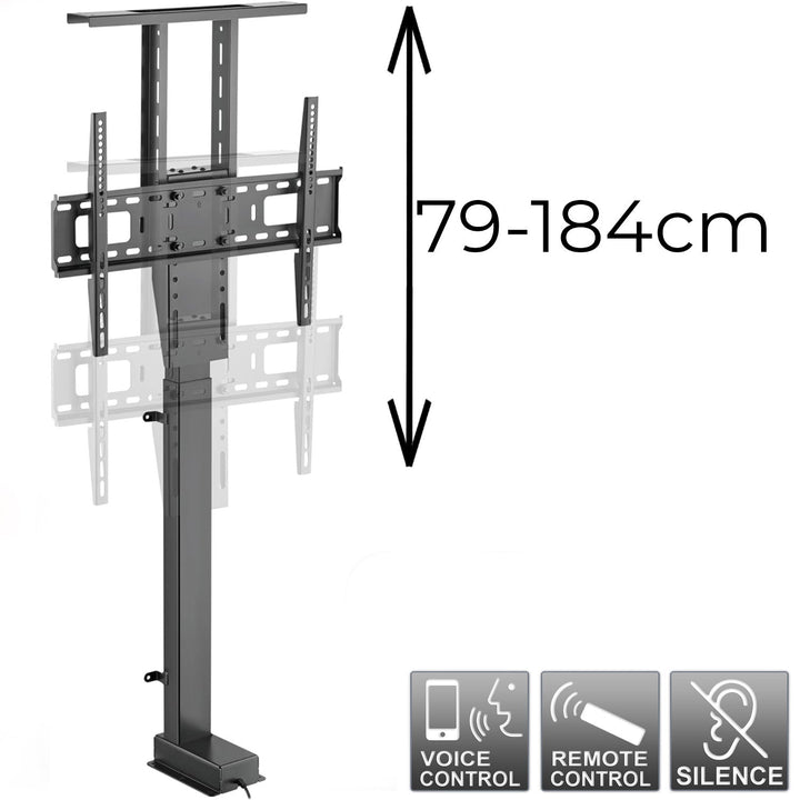 Elektrisk udtrækkelig holder til Maclean-tv, TUYA, 37''-80'', VESA 600x400, maks. 60 kg, MC-866T