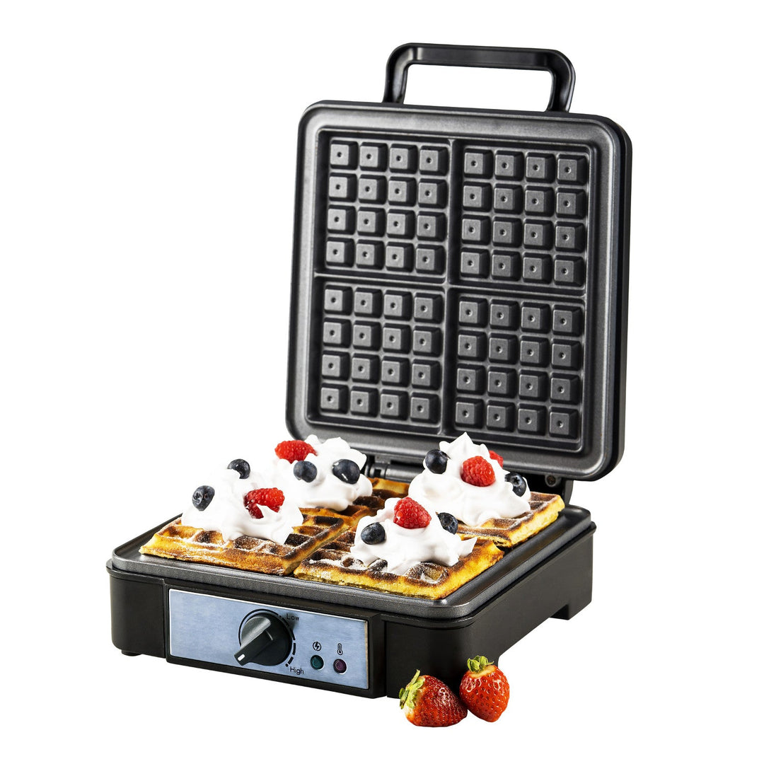 Adler vaffeljern, til 4 vafler, temperaturregulering, 1800 W, AD 3049