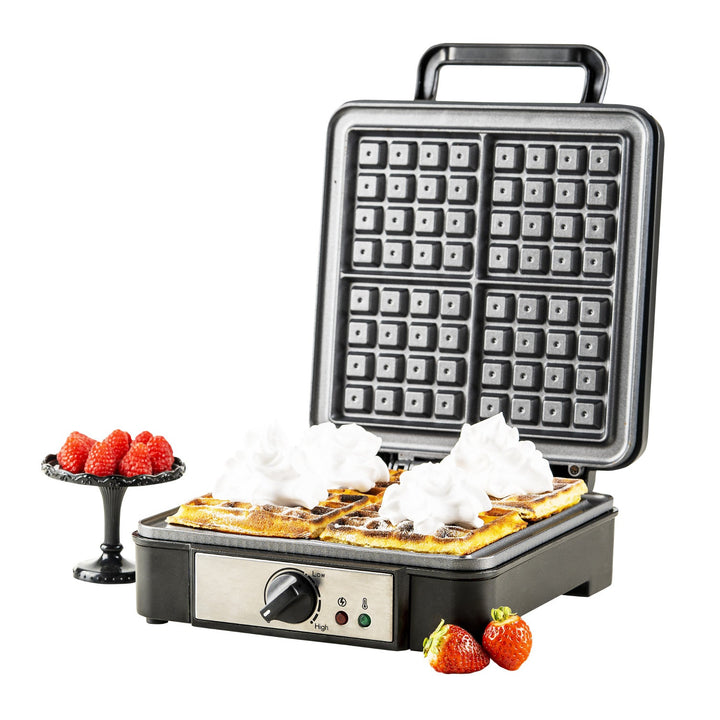 Adler vaffeljern, til 4 vafler, temperaturregulering, 1800 W, AD 3049